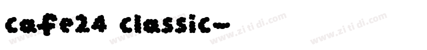 cafe24 classic字体转换
